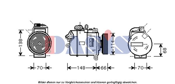 AKS DASIS Kompressori, ilmastointilaite 851655N